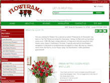 Tablet Screenshot of floweramaclearwater.com